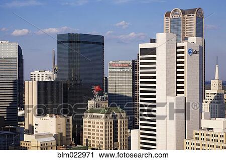 Stock Image - Downtown Dallas. Fotosearch