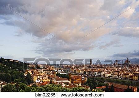 Downtown Florence at Sunrise View Large Photo Image Stock Image - Downtown Florence at Sunrise. Fotosearch