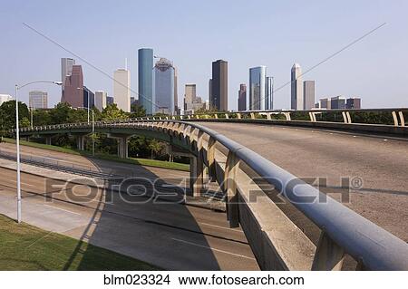 Downtown Houston View Large Photo Image Picture - Downtown Houston. Fotosearch