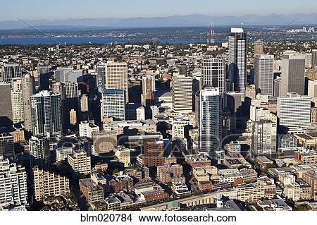 Downtown Seattle View Large Photo Image Picture - Downtown Seattle. Fotosearch