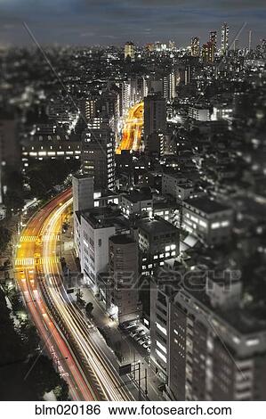 Downtown Tokyo skyline at dusk, Tokyo, Japan View Large Photo Image Stock Photograph - Downtown Tokyo skyline at dusk, Tokyo, Japan. Fotosearch