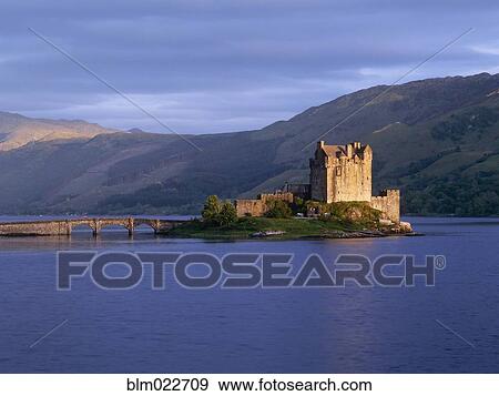 Eilean Donan Castle View Large Photo Image Stock Photo - Eilean Donan Castle. Fotosearch