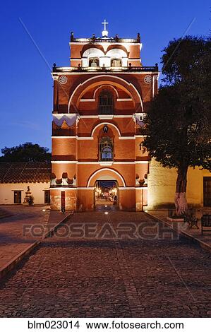 Picture - El Arco del Carmen at Dusk. Fotosearch