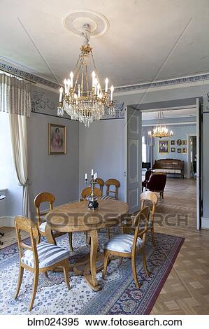 Elegant Dining Room View Large Photo Image Stock Photography - Elegant Dining Room. Fotosearch