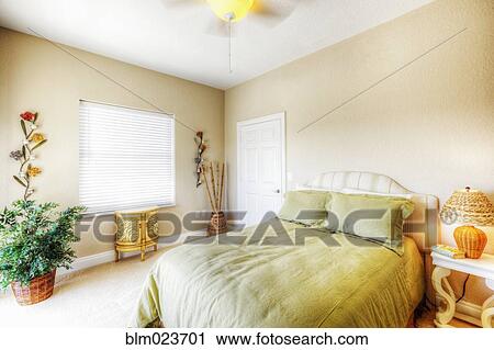 Stock Image - Elegant Guest Bedroom. Fotosearch