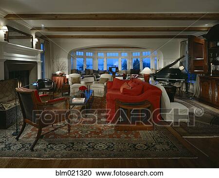 Stock Image - Elegant Living Room. Fotosearch