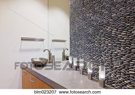 Stock Photo - Elegant Modern Bathroom. Fotosearch