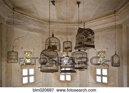 Empty Bird Cages in the City Palace View Large Photo Image Stock Photo - Empty Bird Cages in the City Palace. Fotosearch