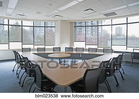 Empty boardroom or meeting room in an office View Large Photo Image Stock Photo - Empty boardroom or meeting room in an office. Fotosearch