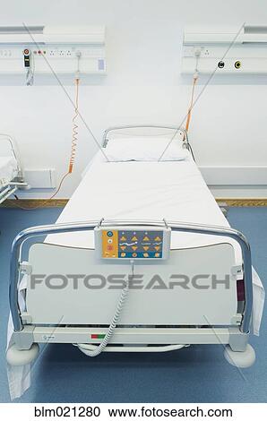 Empty Hospital Bed View Large Photo Image Stock Image - Empty Hospital Bed. Fotosearch