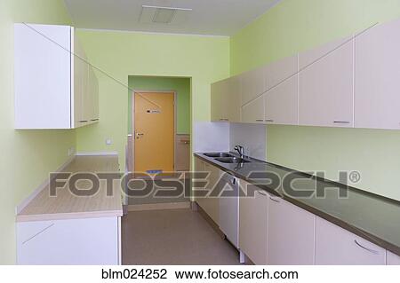 Empty Hospital Kitchen View Large Photo Image Stock Image - Empty Hospital Kitchen. Fotosearch
