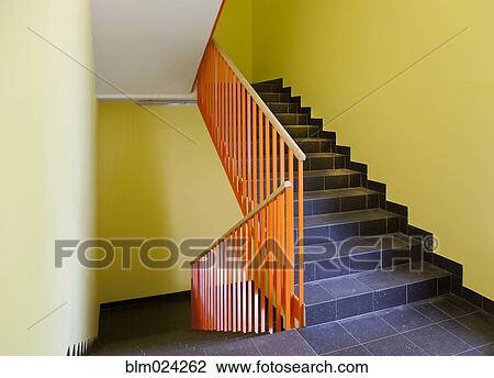 Empty Hospital Stairwell View Large Photo Image Stock Image - Empty Hospital Stairwell. Fotosearch