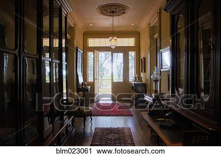 Entrance Foyer of an Old Home View Large Photo Image Stock Image - Entrance Foyer of an Old Home. Fotosearch