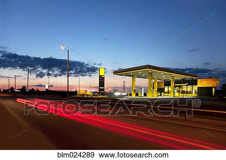Estonian Gas Station View Large Photo Image Stock Photo - Estonian Gas Station. Fotosearch