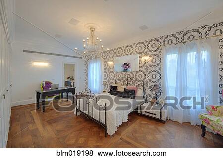 Feminine Decorated Bedroom View Large Photo Image Stock Photo - Feminine Decorated Bedroom. Fotosearch
