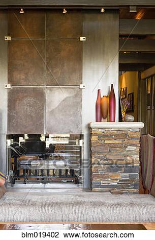 Fireplace in Living Room View Large Photo Image Stock Image - Fireplace in Living Room. Fotosearch