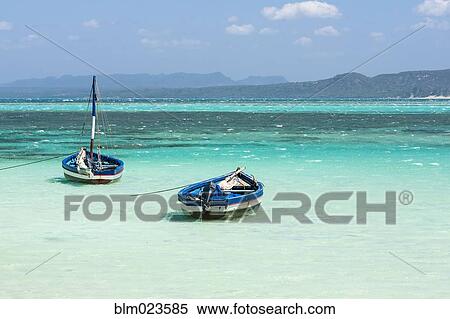 Fishing boats in the Emerald Sea View Large Photo Image Stock Photography - Fishing boats in the Emerald Sea . Fotosearch