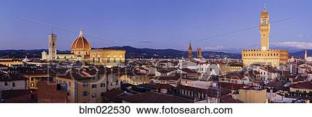 Florence Skyline at Dusk View Large Photo Image Stock Image - Florence Skyline at Dusk. Fotosearch