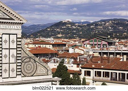 Florence Skyline Looking Towards Fiesole View Large Photo Image Stock Image - Florence Skyline Looking Towards Fiesole. Fotosearch