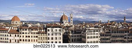 Florence Skyline with Cathedral in Background View Large Photo Image Stock Image - Florence Skyline with Cathedral in Background. Fotosearch