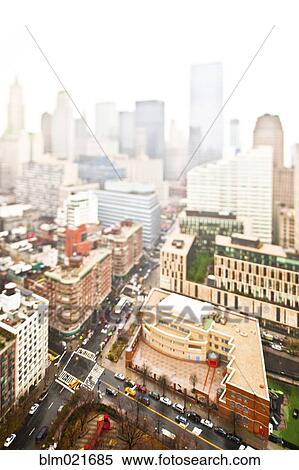 Stock Photography - Foggy Cityscape. Fotosearch