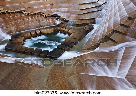 Fort Worth Water Gardens View Large Photo Image Stock Photography - Fort Worth Water Gardens. Fotosearch