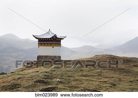 Gansu Langmusi, Tibet View Large Photo Image Stock Photo - Gansu Langmusi, Tibet. Fotosearch