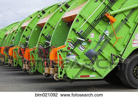 Garbage Truck Fleet View Large Photo Image Stock Image - Garbage Truck Fleet. Fotosearch
