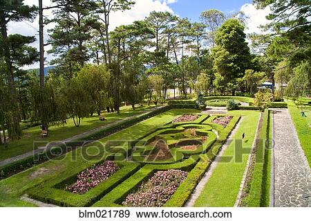 Garden of Emperor Bao Dai's Summer Palace View Large Photo Image Stock Photo - Garden of Emperor Bao Dai's Summer Palace. Fotosearch