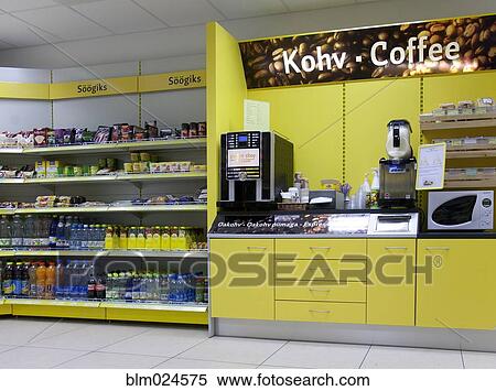 Gas Station Shop View Large Photo Image Stock Photography - Gas Station Shop. Fotosearch