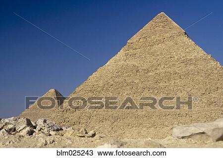 Stock Image - Giza Pyramids. Fotosearch