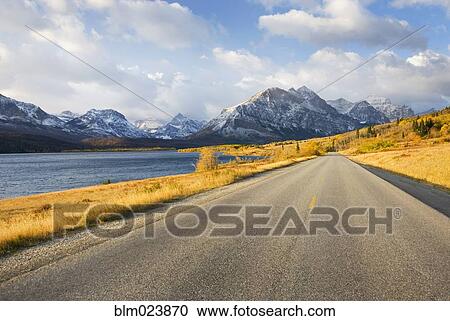 Stock Image - Glacier National Park Montana. Fotosearch