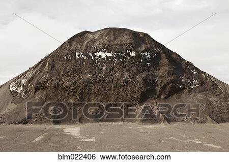 Stock Photograph - Gravel Mound. Fotosearch