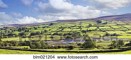 Hillside Pastures View Large Photo Image Picture - Hillside Pastures. Fotosearch