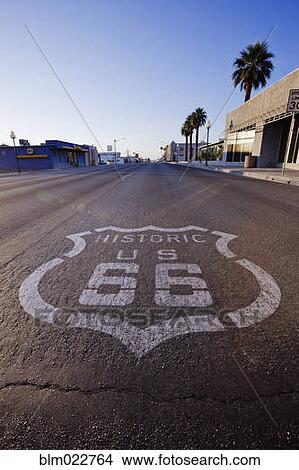 Historic Route 66 at Needles View Large Photo Image Picture - Historic Route 66 at Needles. Fotosearch