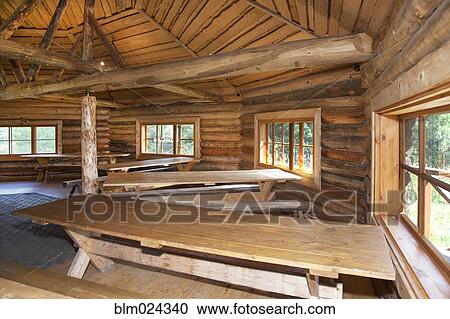 Stock Image - Holiday Resort Dining Room. Fotosearch