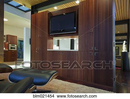 Home Entertainment Center View Large Photo Image Picture - Home Entertainment Center. Fotosearch