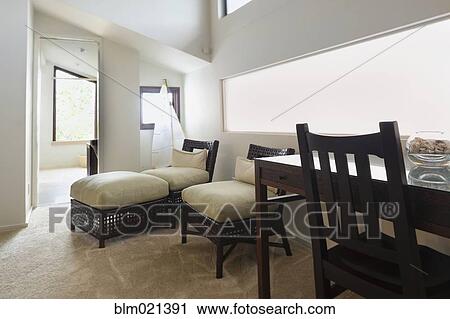 Home Office With a Chaise Lounge View Large Photo Image Stock Image - Home Office With a Chaise Lounge. Fotosearch