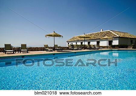 Hotel Pool View Large Photo Image Stock Photo - Hotel Pool. Fotosearch