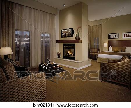 Stock Image - Hotel Room. Fotosearch