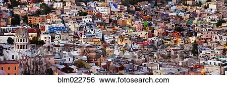 Housing in Downtown Guanajuato View Large Photo Image Stock Photograph - Housing in Downtown Guanajuato. Fotosearch