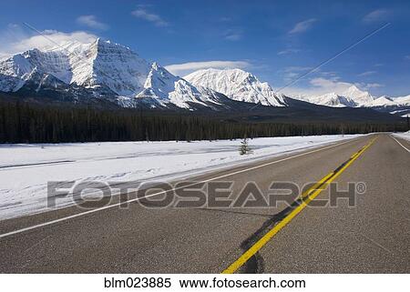 Icefields Parkway in winter View Large Photo Image Stock Photography - Icefields Parkway in winter. Fotosearch