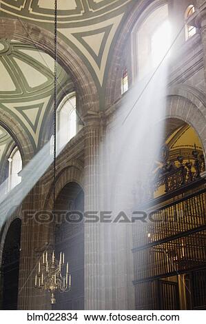 Picture - Interior of Mexico City Metropolitan Cathedral. Fotosearch