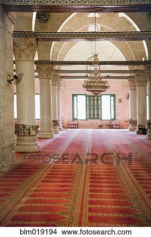 Interior Of Mosque View Large Photo Image Picture - Interior Of Mosque. Fotosearch