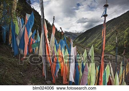 Kandru Village, Tibet View Large Photo Image Stock Photograph - Kandru Village, Tibet. Fotosearch