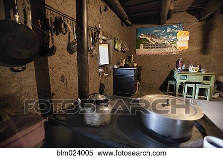 Kandru Village, Tibet View Large Photo Image Stock Photography - Kandru Village, Tibet. Fotosearch