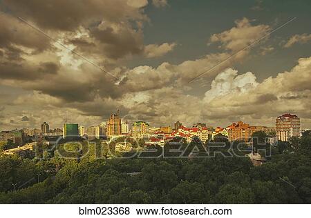 Khabarovsk city skyline with new buildings View Large Photo Image Stock Photo - Khabarovsk city skyline with new buildings. Fotosearch
