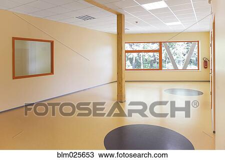 Stock Image - Kindergarten school in Estonia. Fotosearch