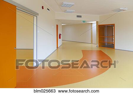 Stock Image - Kindergarten school in Estonia. Fotosearch
