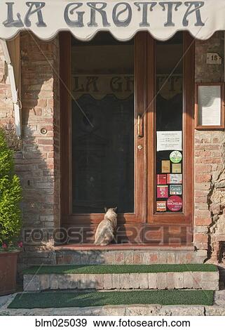 Stock Photo - La Grotta Entrance. Fotosearch
